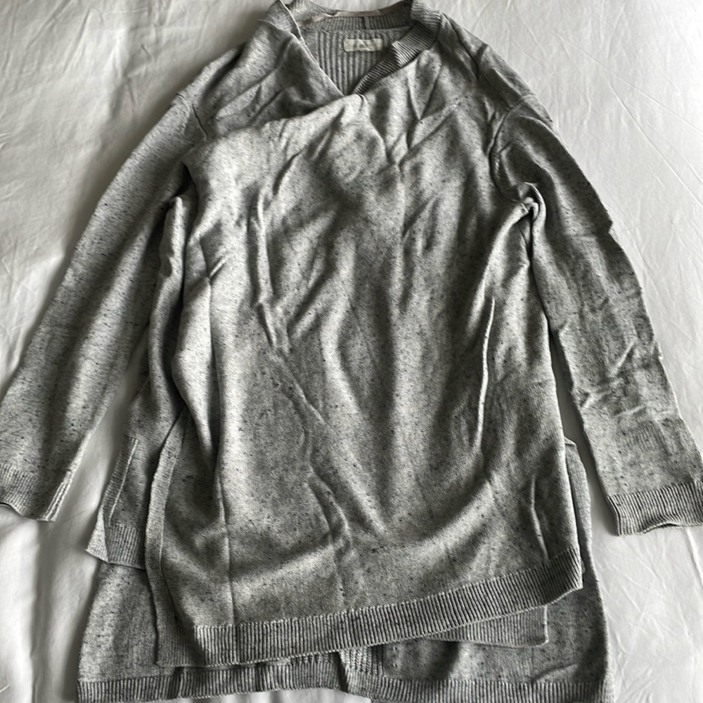 Lou & Grey Open Front Sweater